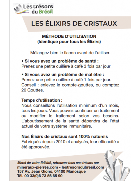 Elixir Agate de Botswana