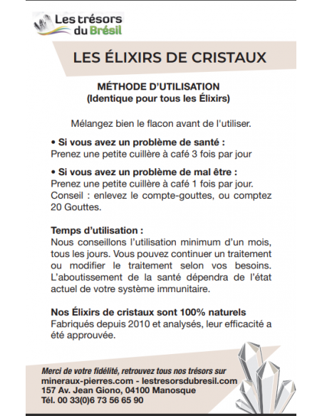 Elixir argent natif 30ml