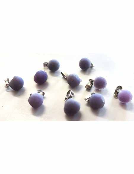 Agate grappe pendentif
