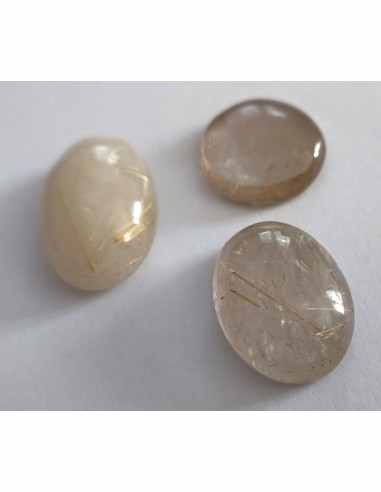 Cabochon Quartz aux rutiles