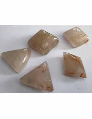 Cabochon Quartz aux rutiles
