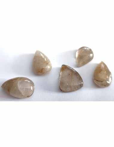 Cabochon Quartz aux rutiles