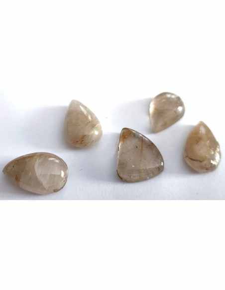 Cabochon Quartz aux rutiles