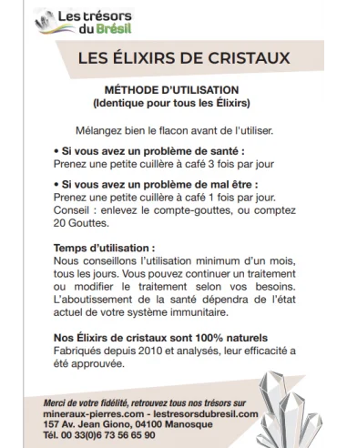 Elixir de Cristaux Howlite