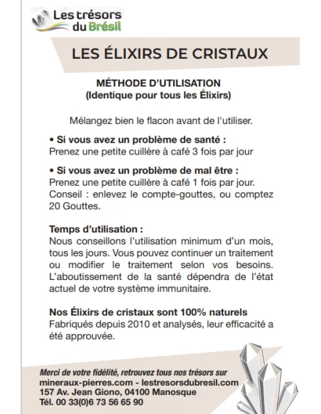 Elixir de Cristaux Howlite