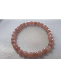 Bracelet pierre de lune 6mm 2