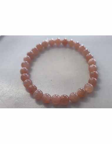 Bracelet pierre de lune 6mm