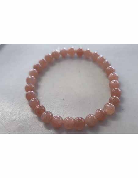 Bracelet pierre de lune 6mm