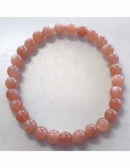 Bracelet pierre de lune 6mm