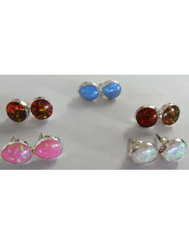 Boucles en opale noble pouce la paire