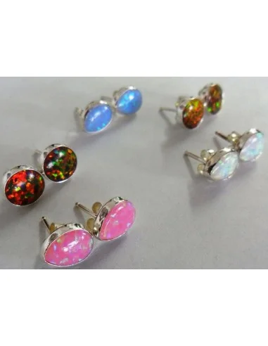 Boucles en opale noble pouce la paire