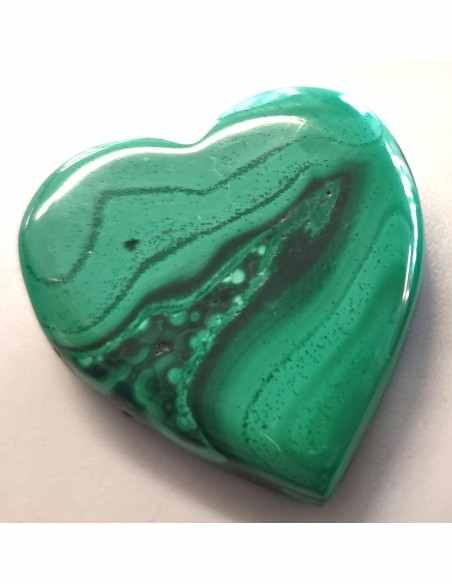 Pendentif malachite coeur