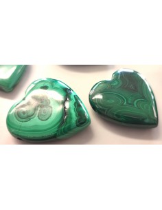 Pendentif malachite coeur 2