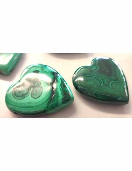 Pendentif malachite coeur