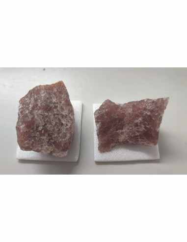 Quartz fraise pierre brute