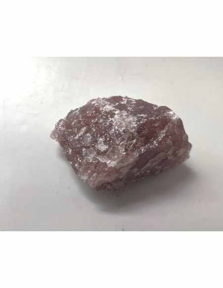 Quartz fraise pierre brute