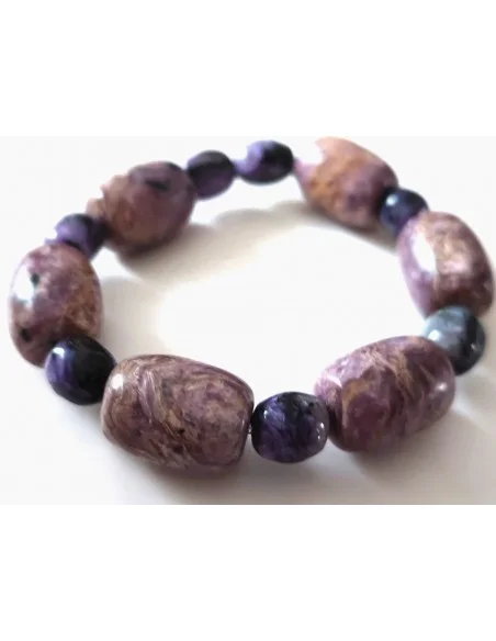 Charoïte bracelet 10 a 20mm
