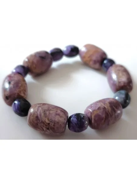 Charoïte bracelet 10 a 20mm
