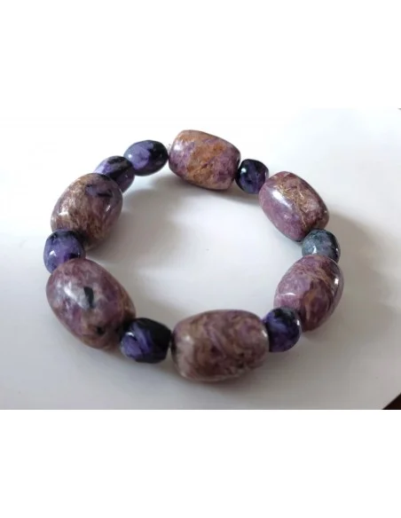 Charoïte bracelet 10 a 20mm