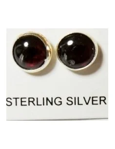 Boucles d'oreilles pouce grenat