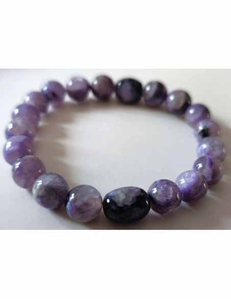 Charoïte 8 et 10mm bracelet