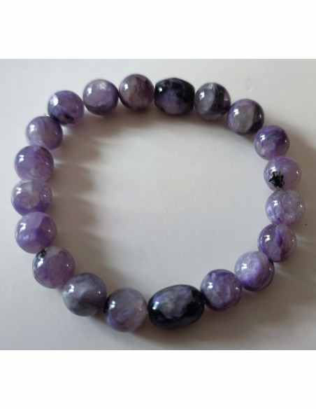 Charoïte 8 et 10mm bracelet
