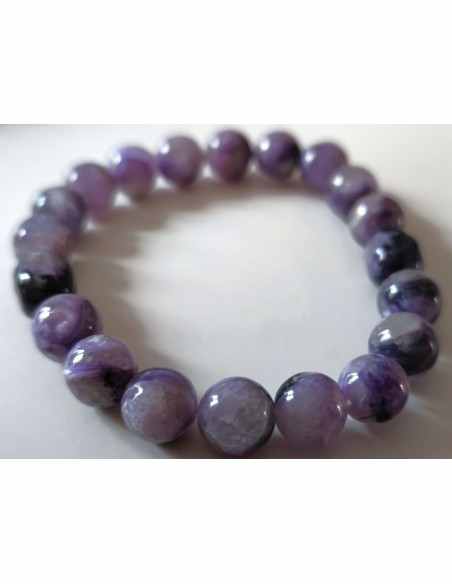 Charoïte 8 et 10mm bracelet