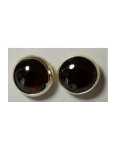 Boucles d'oreilles pouce grenat 2