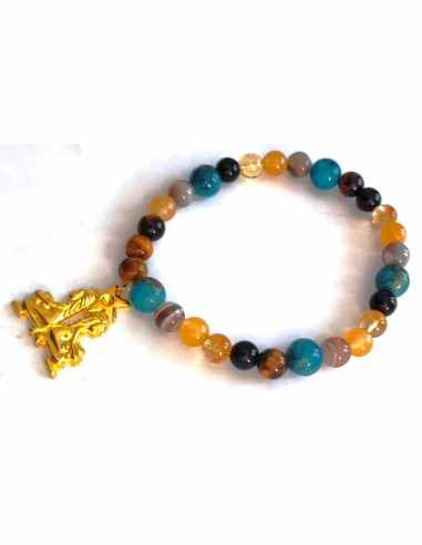 Bracelet pierres Zodiaque Gemmeaux