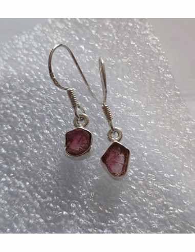 Boucles tourmaline melon d'eau