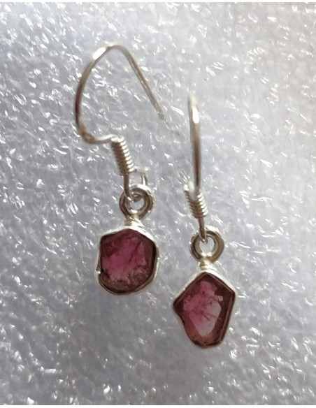 Boucles tourmaline melon d'eau