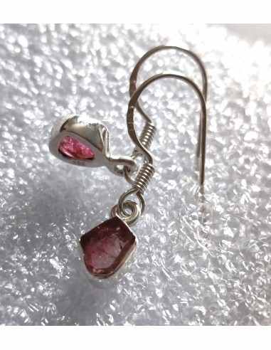 Boucles tourmaline melon d'eau