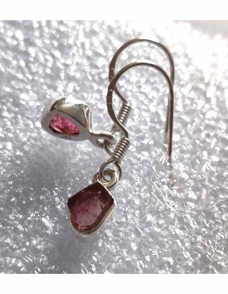 Boucles tourmaline melon d'eau