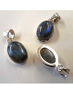 Pendentif ovale labradorite 2
