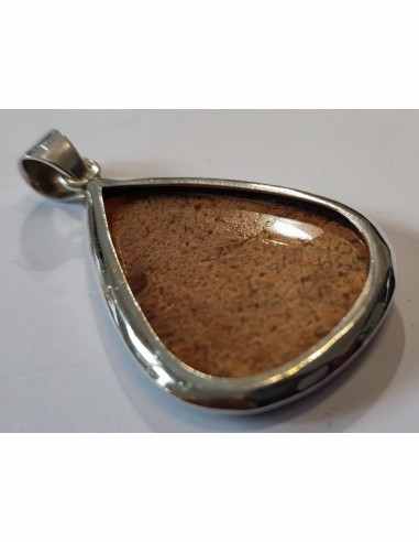 Pendentif pierre du soleil argent