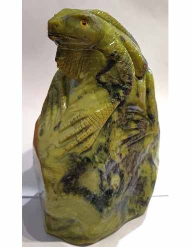 Iguane pierre serpentine
