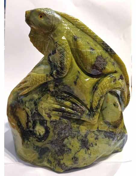 Iguane pierre serpentine