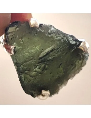 Grands pendentifs en moldavite
