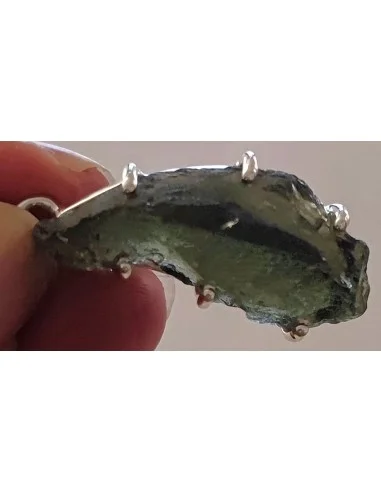 Grands pendentifs en moldavite