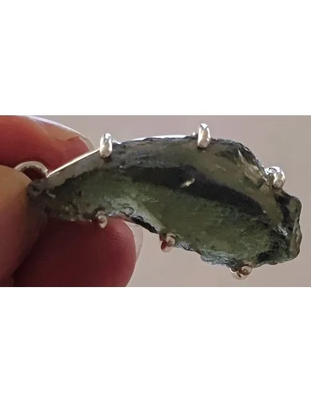 Grands pendentifs en moldavite