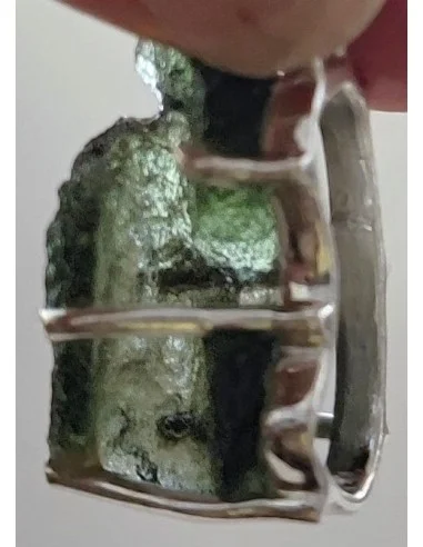 Grands pendentifs en moldavite