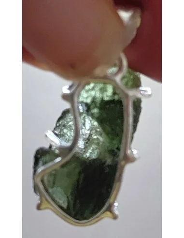 Grands pendentifs en moldavite