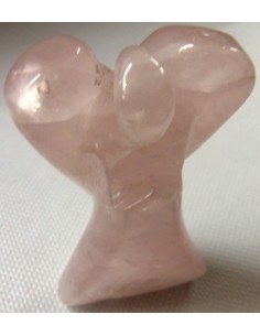 Ange quartz rose 7,5cm