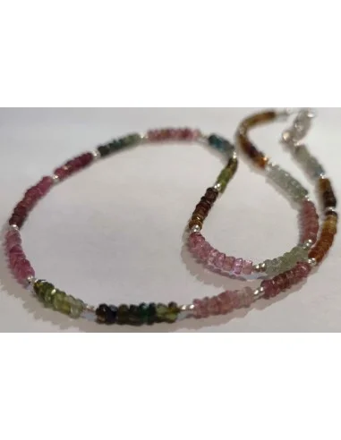 Collier tourmalines gemmes