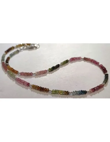 Collier tourmalines gemmes