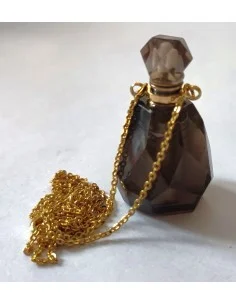 Petite bouteille quartz fumé
