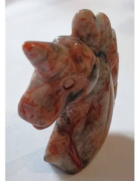 Licorne en Quartz Rose high quality Naturelle renforcée 