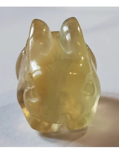 Lapin en pierre fluorite