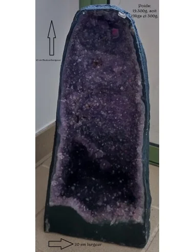 Geode amethyste 45cm