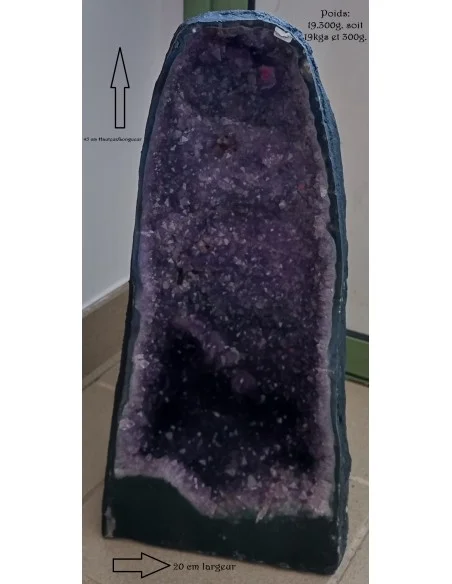 Geode amethyste 45cm